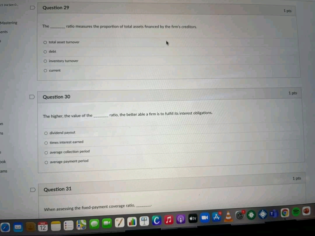 d Ser Q1 D Question 27 1 pts stering I. The
