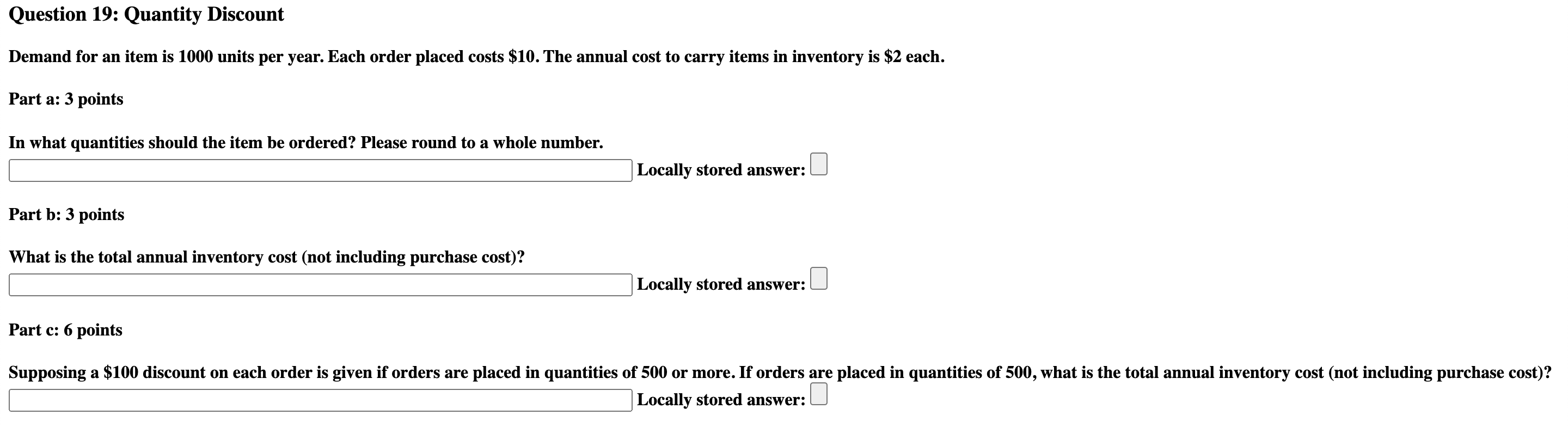 questions are in the photo. Thank you ! Question
