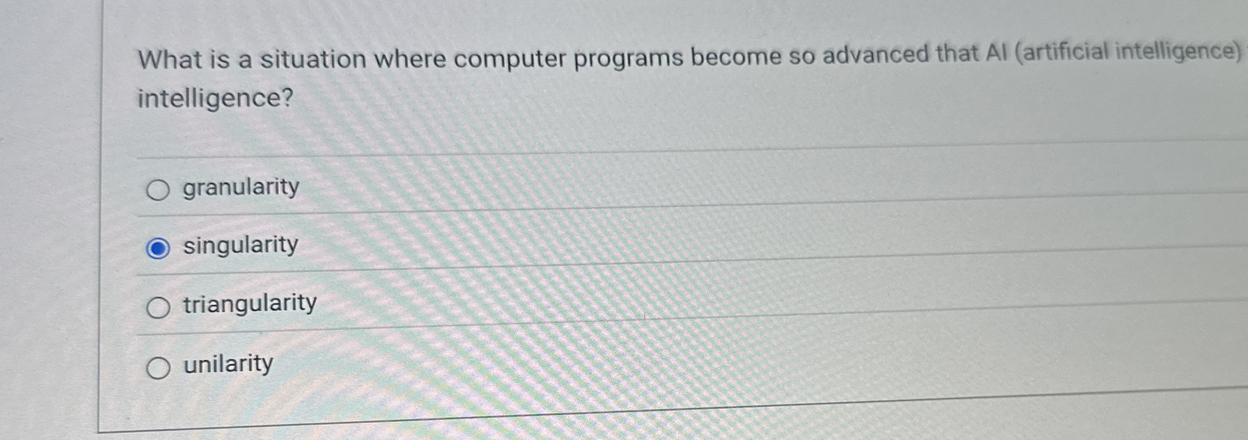 What is a situation where computer programs