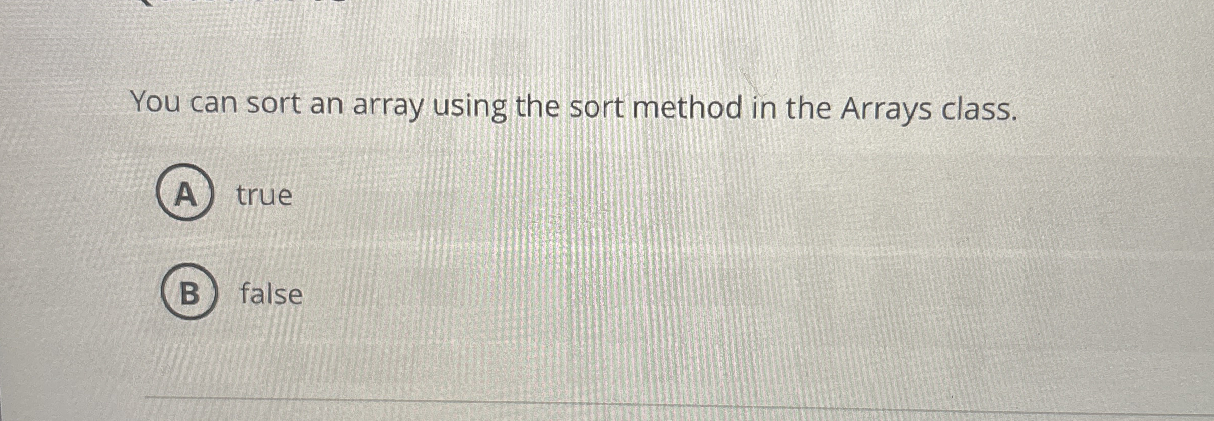 You can sort an array using the sort method in