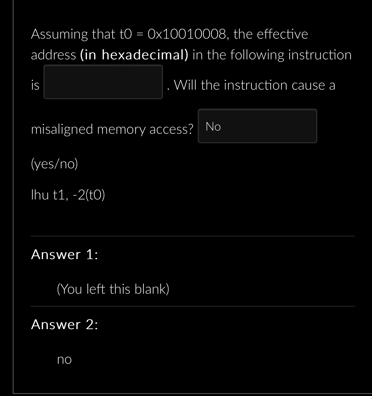 Assuming that t 0 = 0 1 0 0 1 0 0 0 8 , the