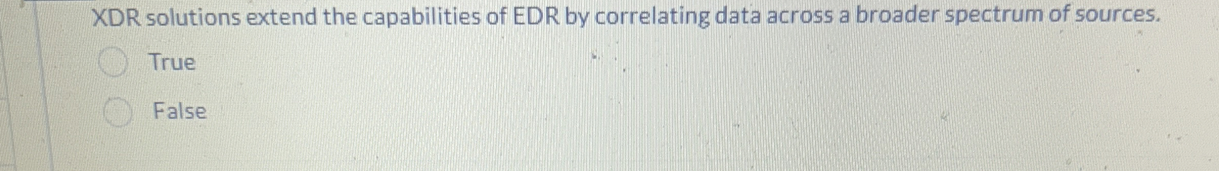XDR solutions extend the capabilities of EDR by