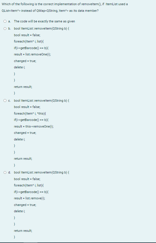 Which of the following is the correct
