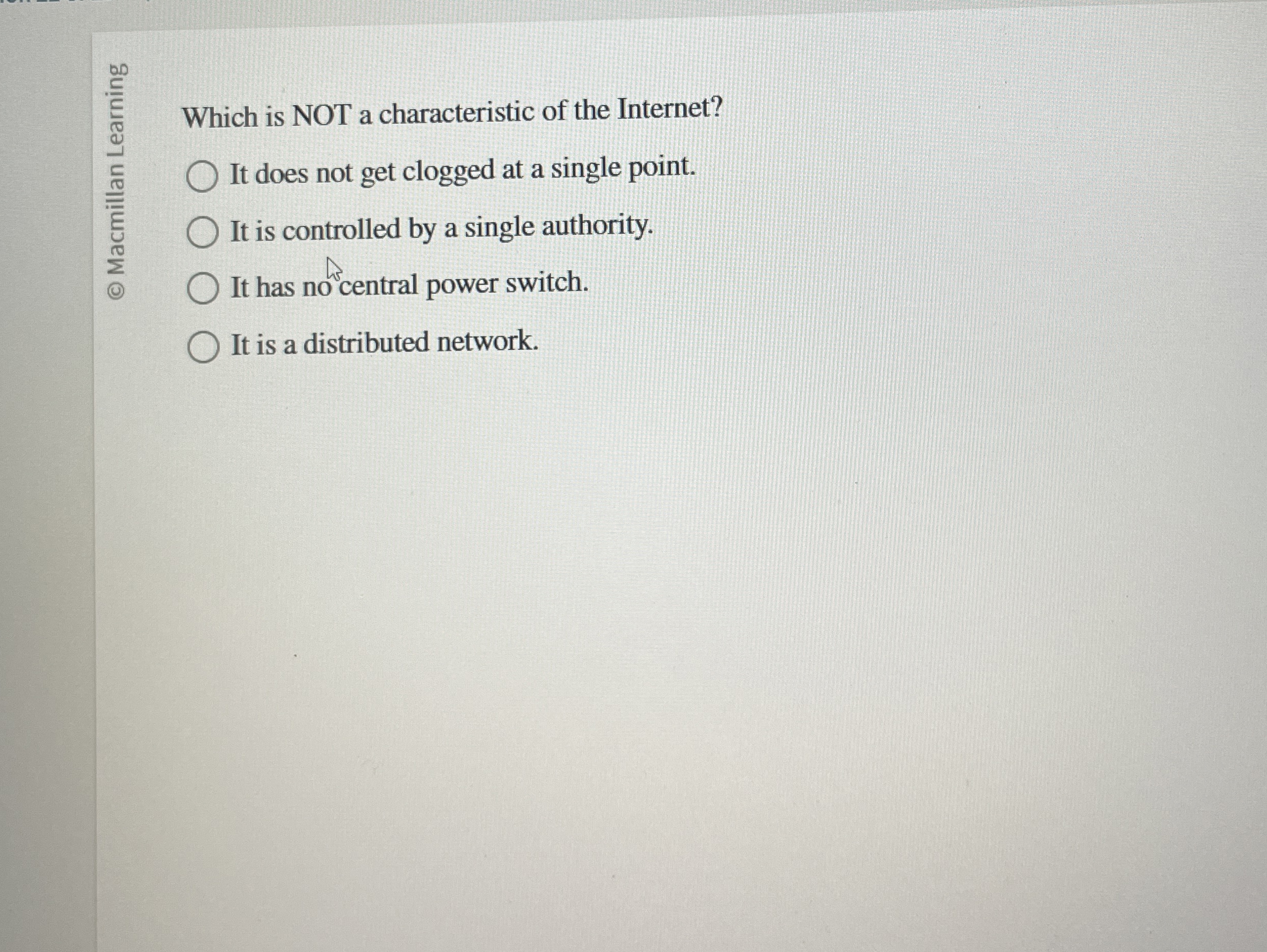 Which of these is the best example of the