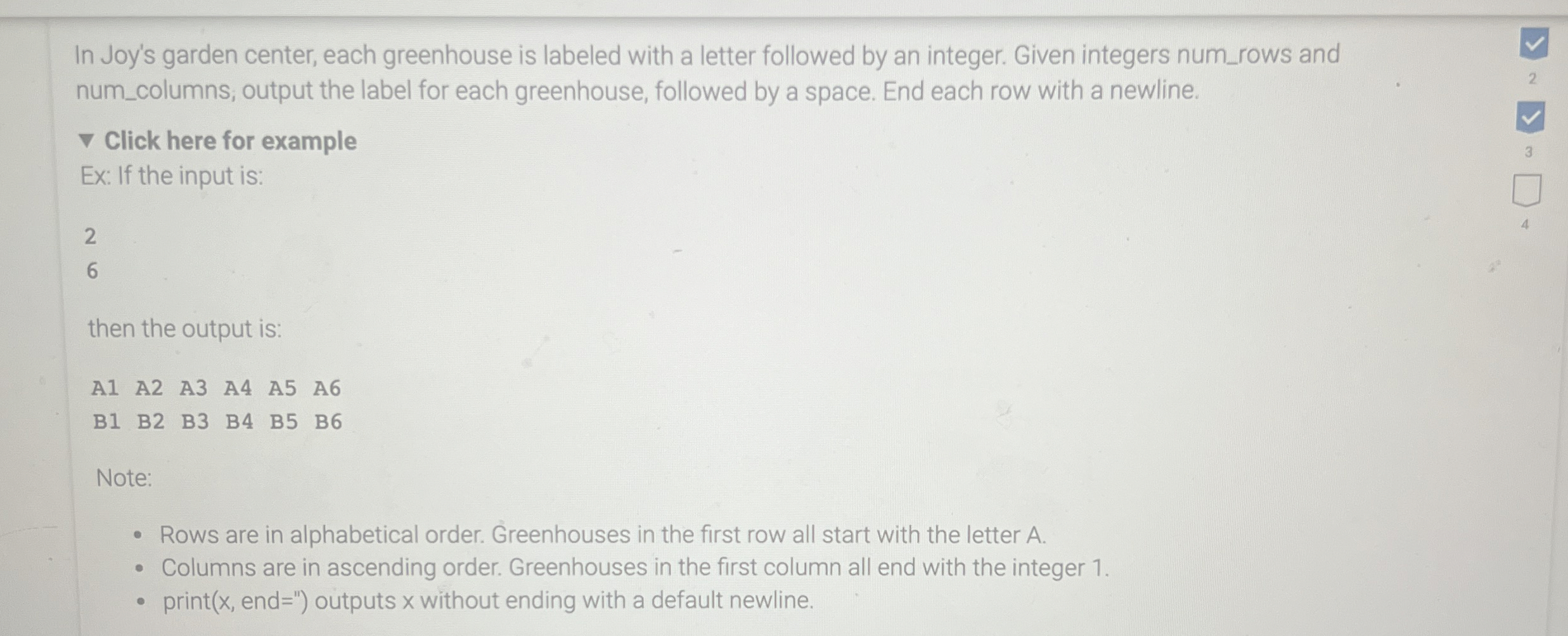 In Joy's garden center, each greenhouse is