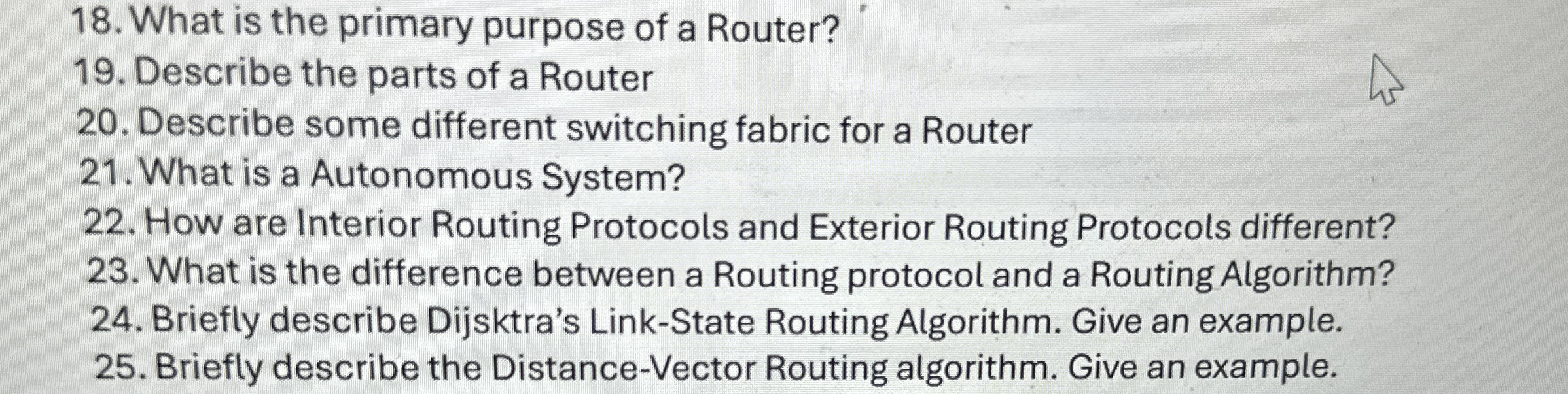 What is the primary purpose of a Router? Describe