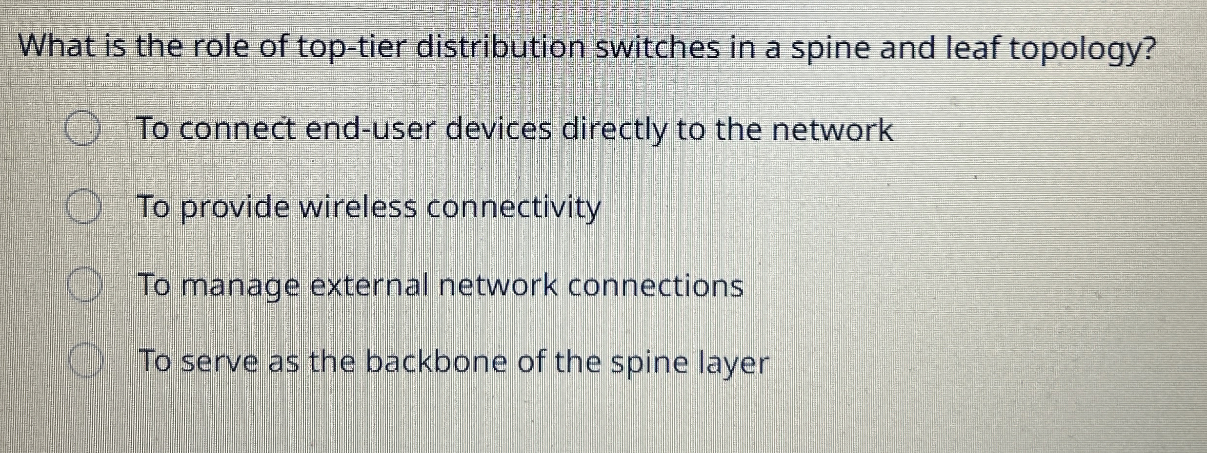 What is the role of top - tier distribution