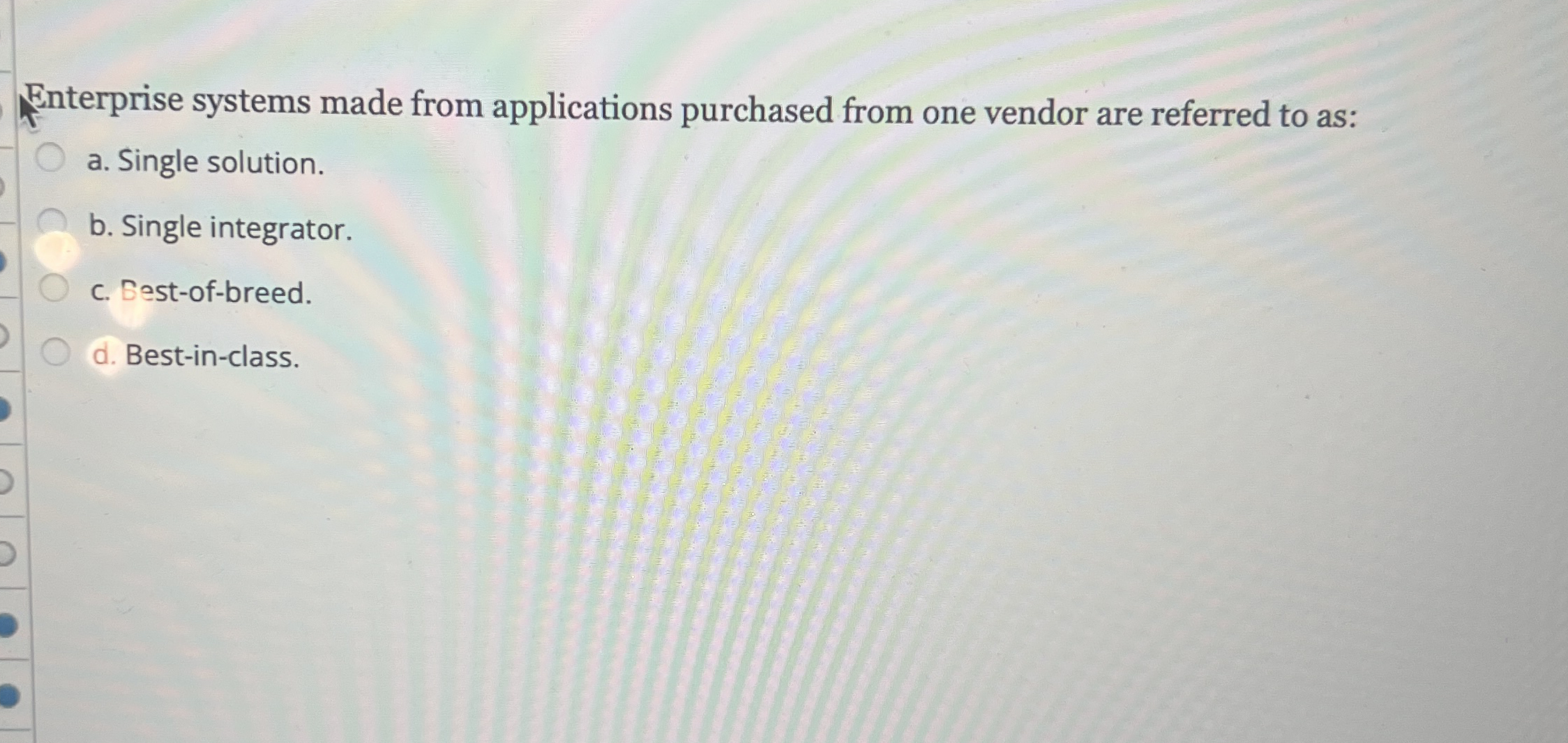 Enterprise systems made from applications