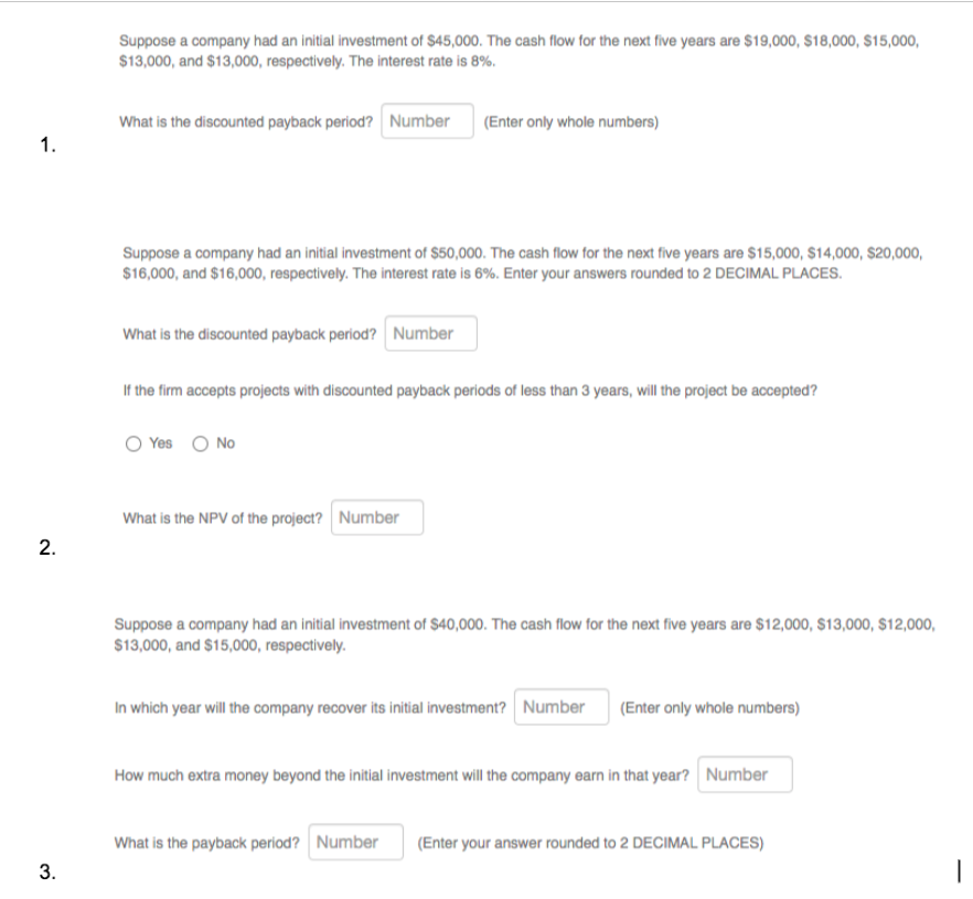 Hello ! Just needed help with these practice