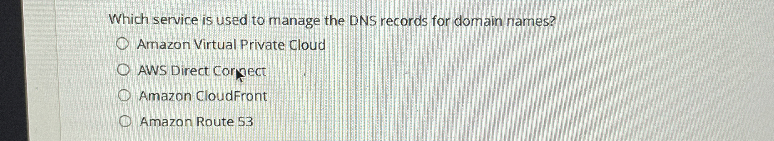 Which service is used to manage the DNS records
