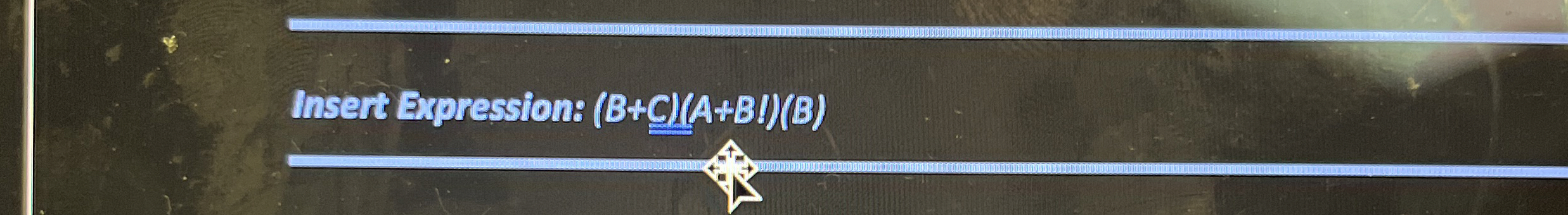 ( B + C ) ( A + B ! ) ( B ) to the simplified