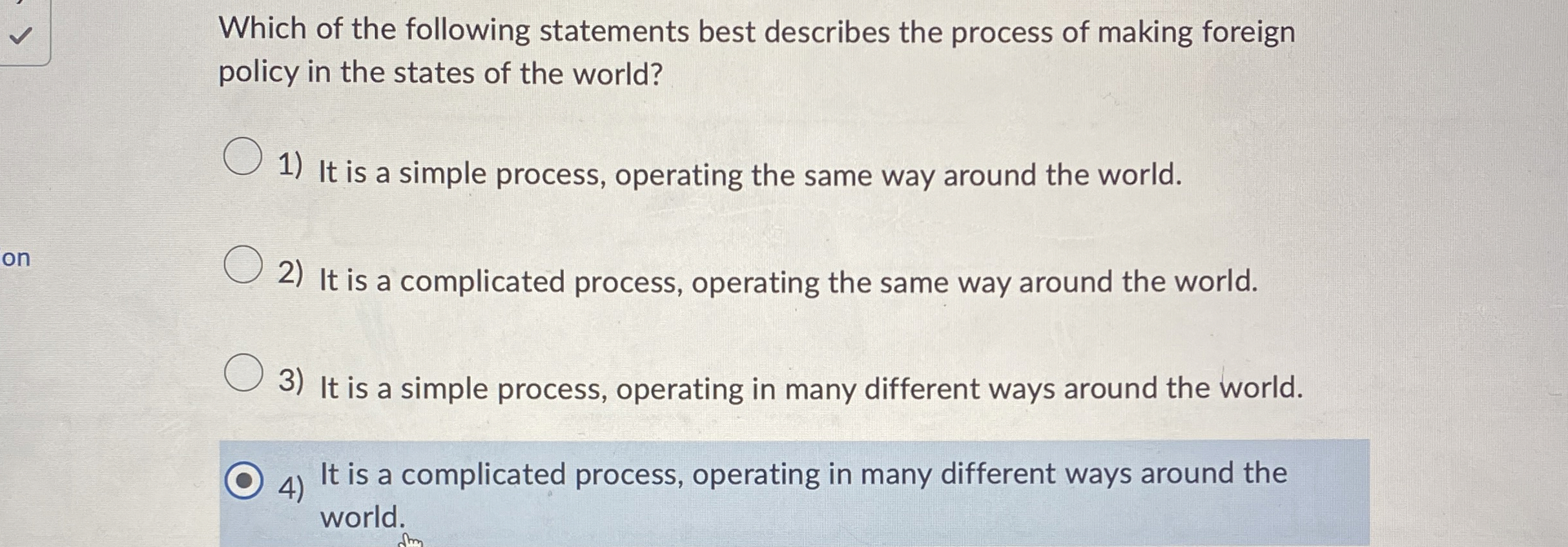 Which of the following statements best describes