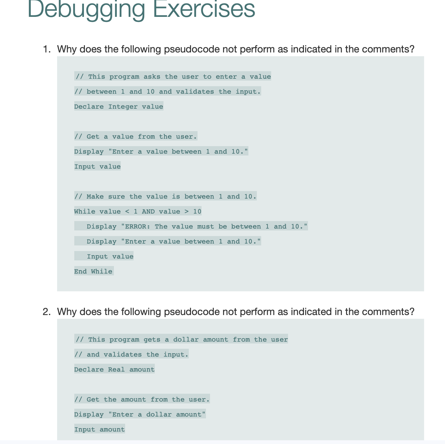 Disclaimer if coding is needed: THIS IS A PSEUDO