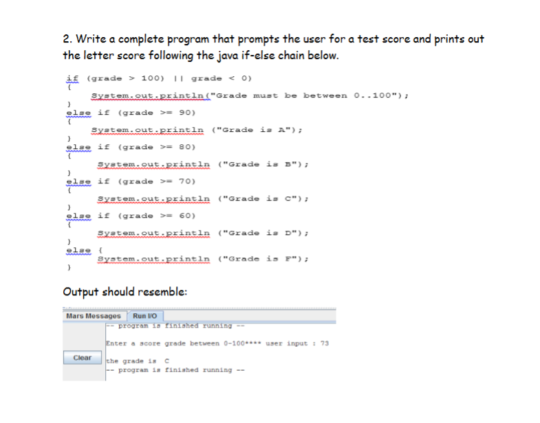 2 . Write a complete program that prompts the