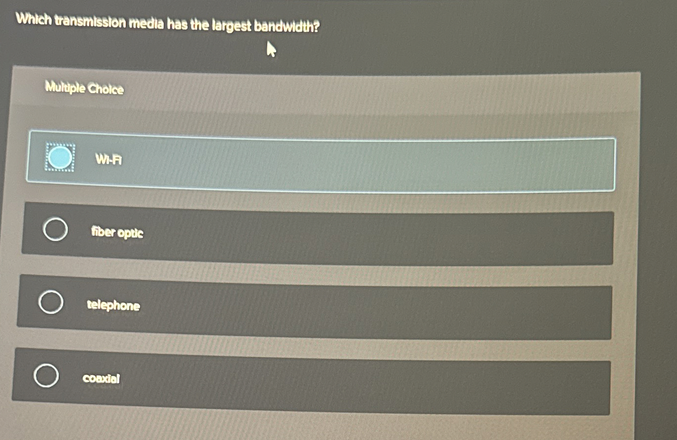Which transmisston medla has the largest