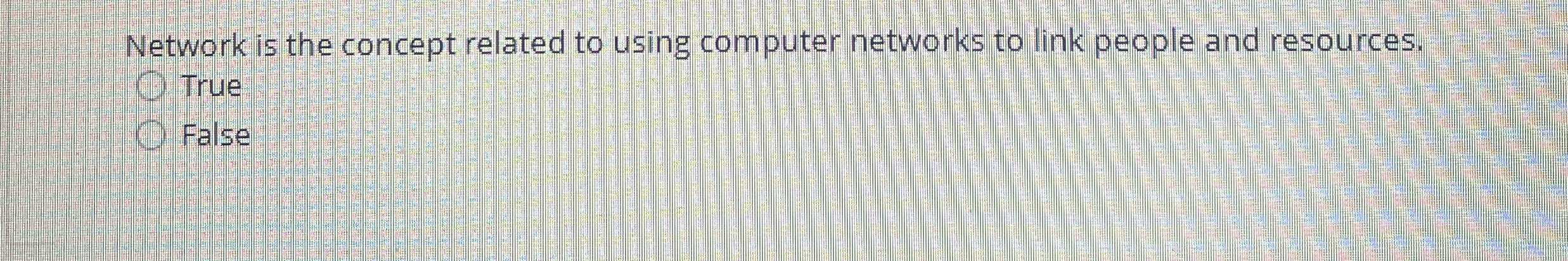 Network is the concept related to using computer