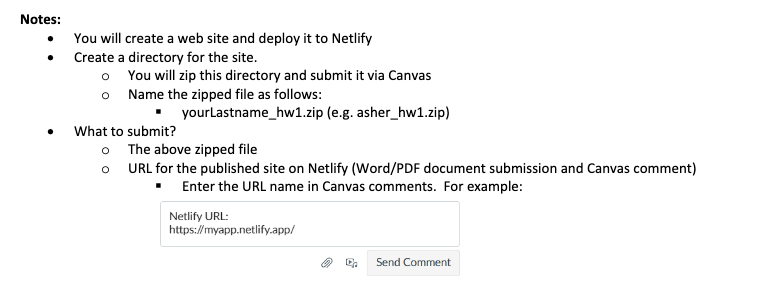 Notes: - You will create a web site and deploy it