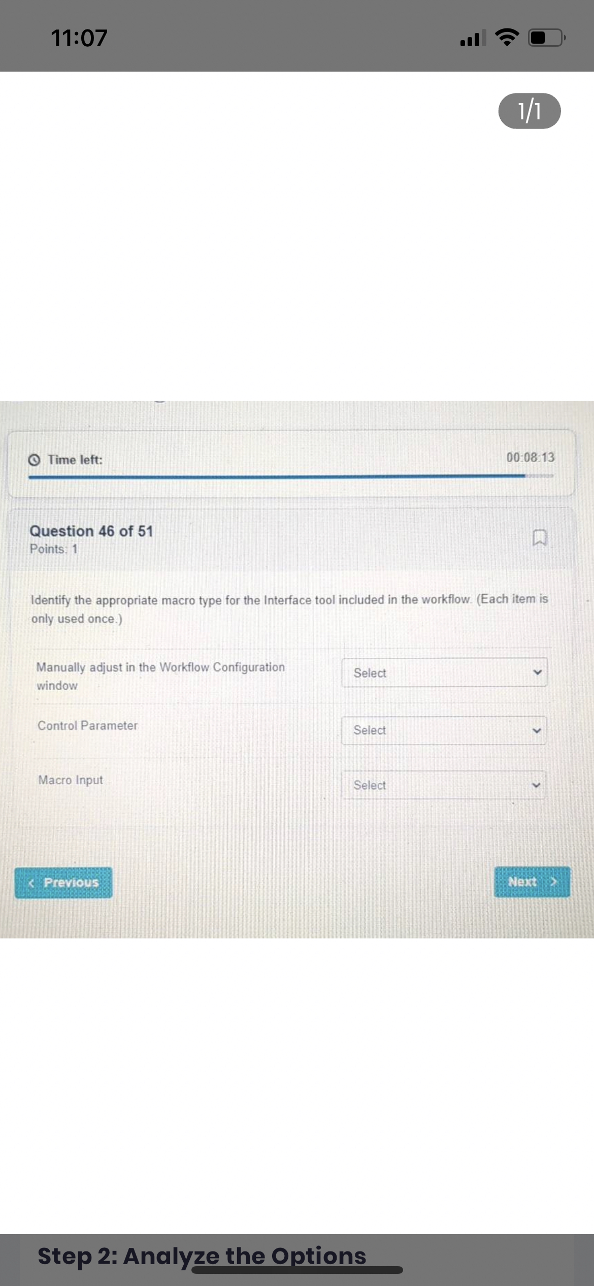 IQuestion 4 6 of 5 1 Points: 1 Identify the
