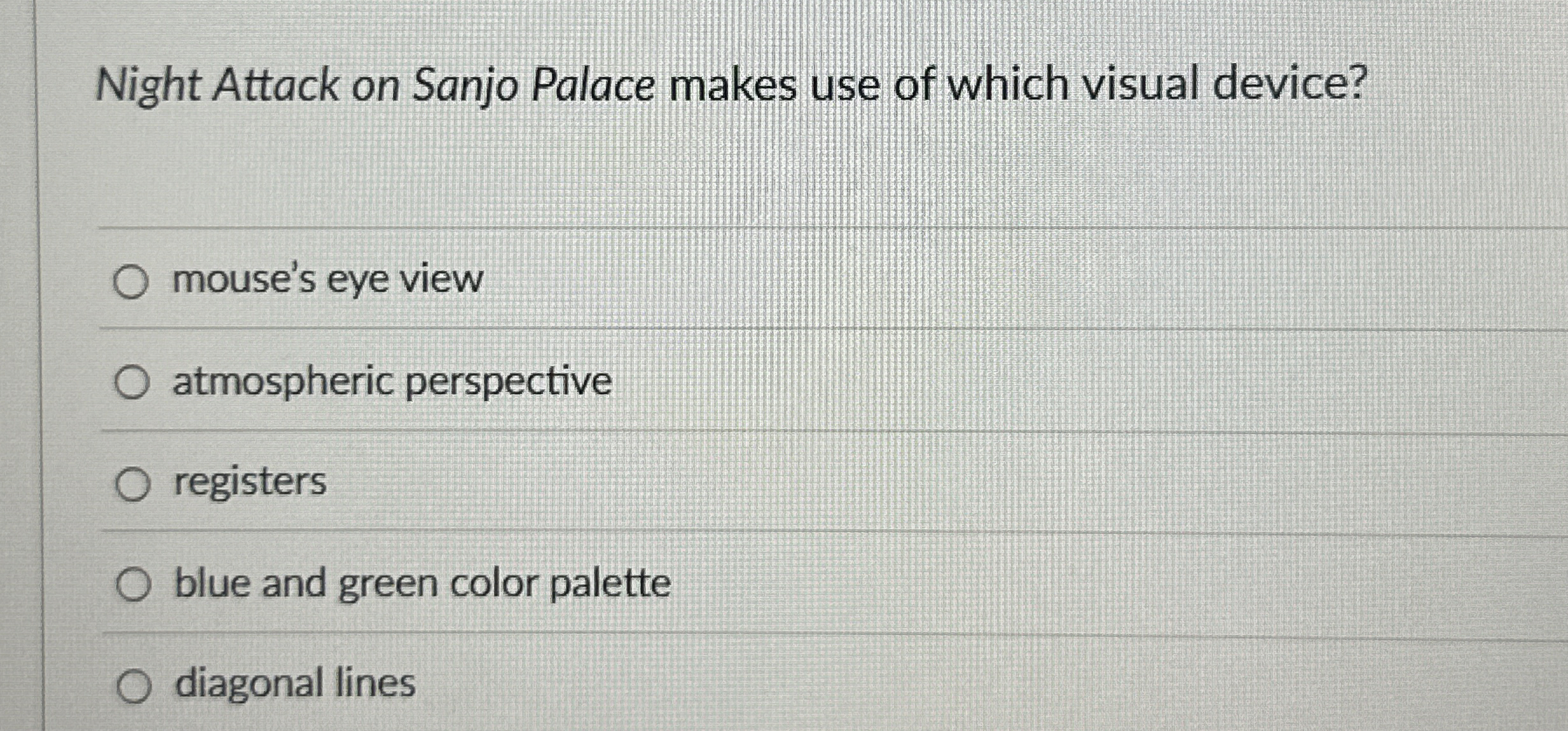 Night Attack on Sanjo Palace makes use of which