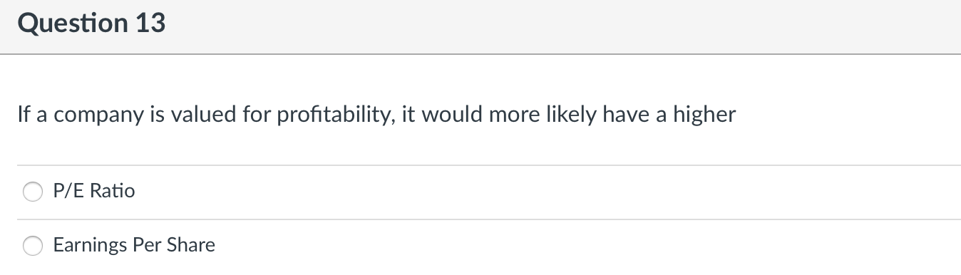 Question 1 Based on the table below, calculate
