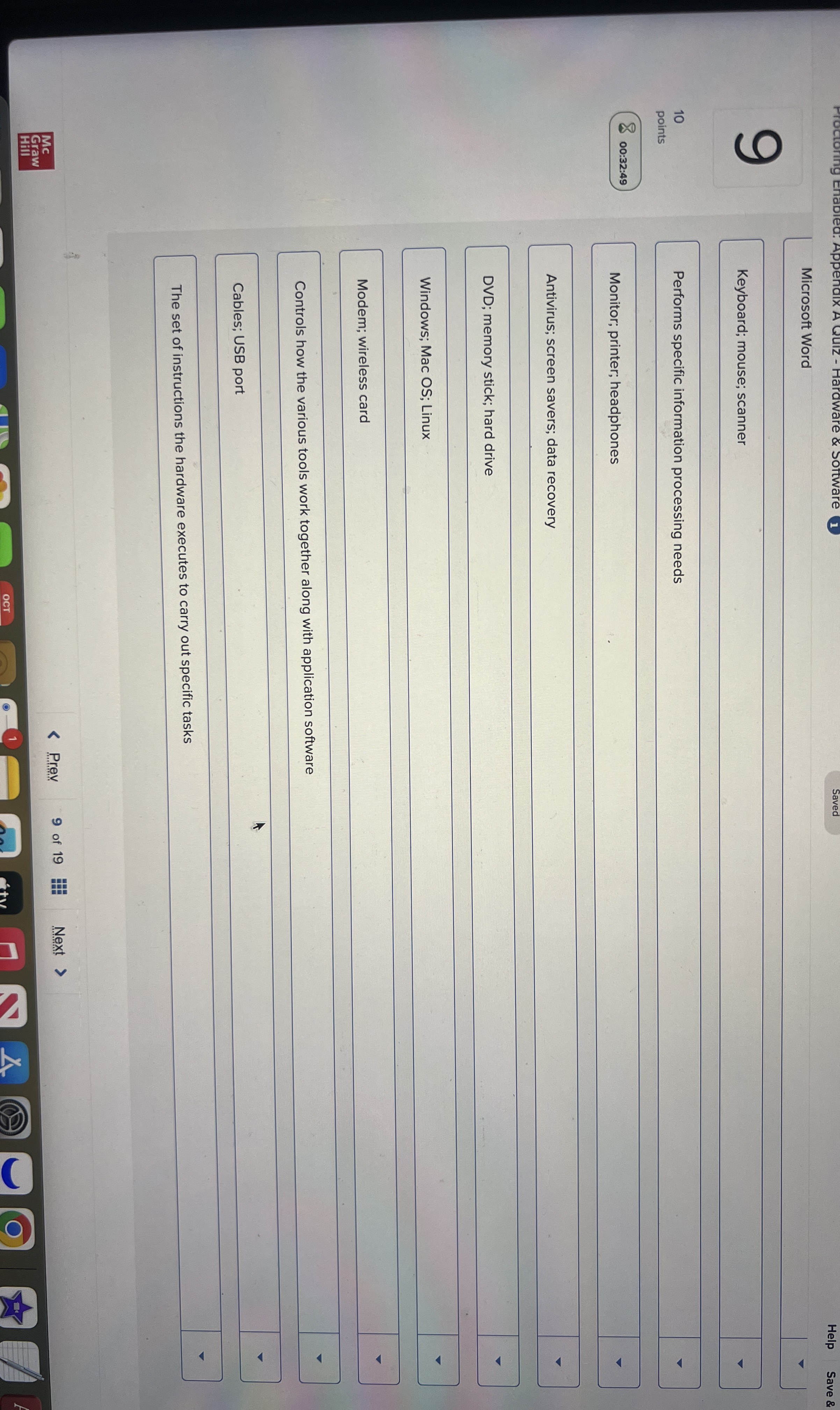Central processing unit Communication device