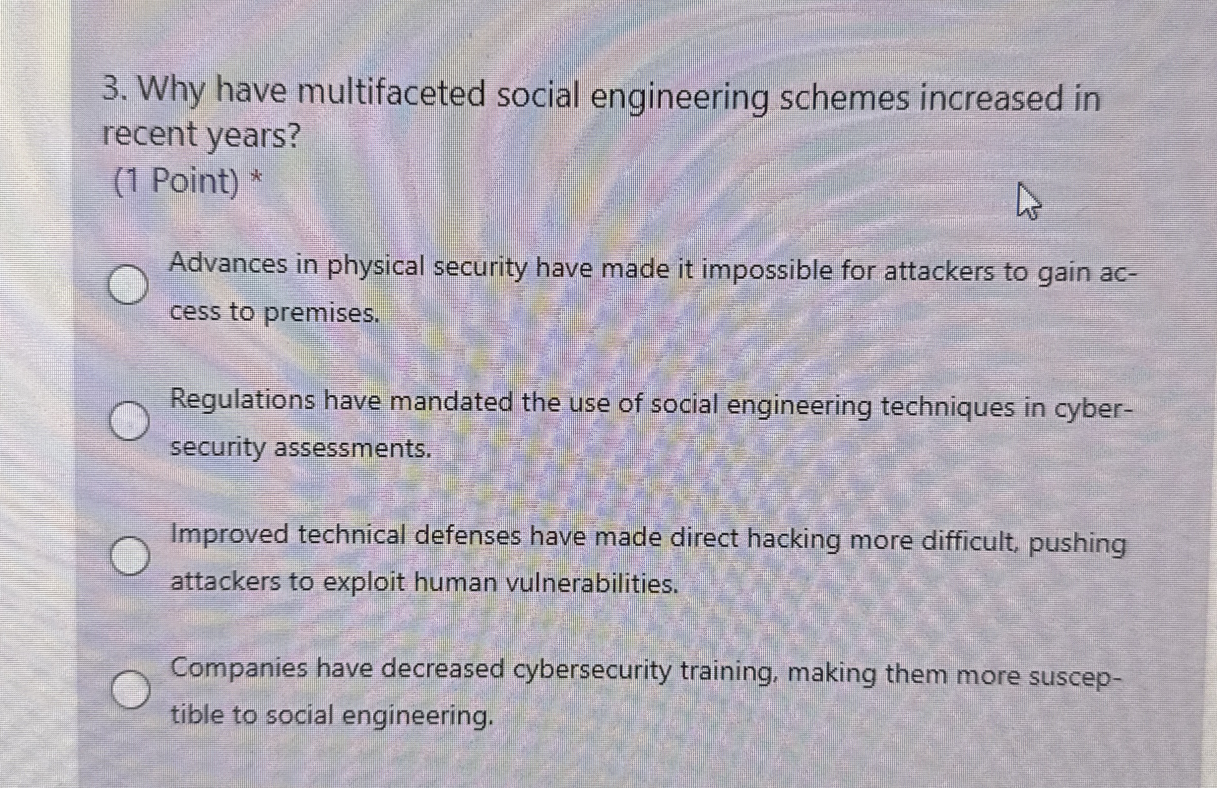 Why have multifaceted social engineering scheme