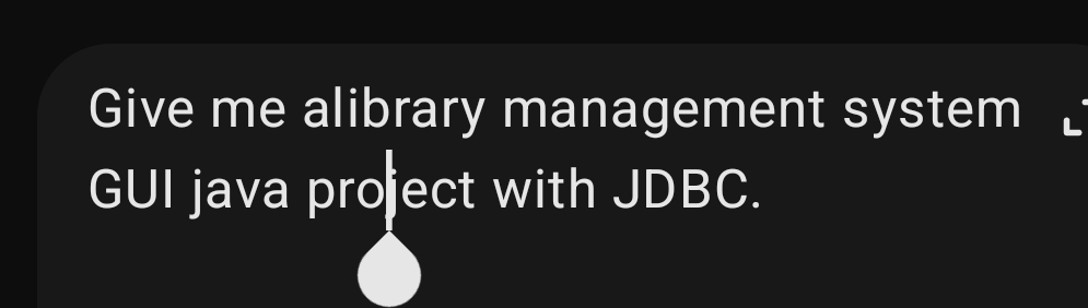 Give me alibrary management system GUI java