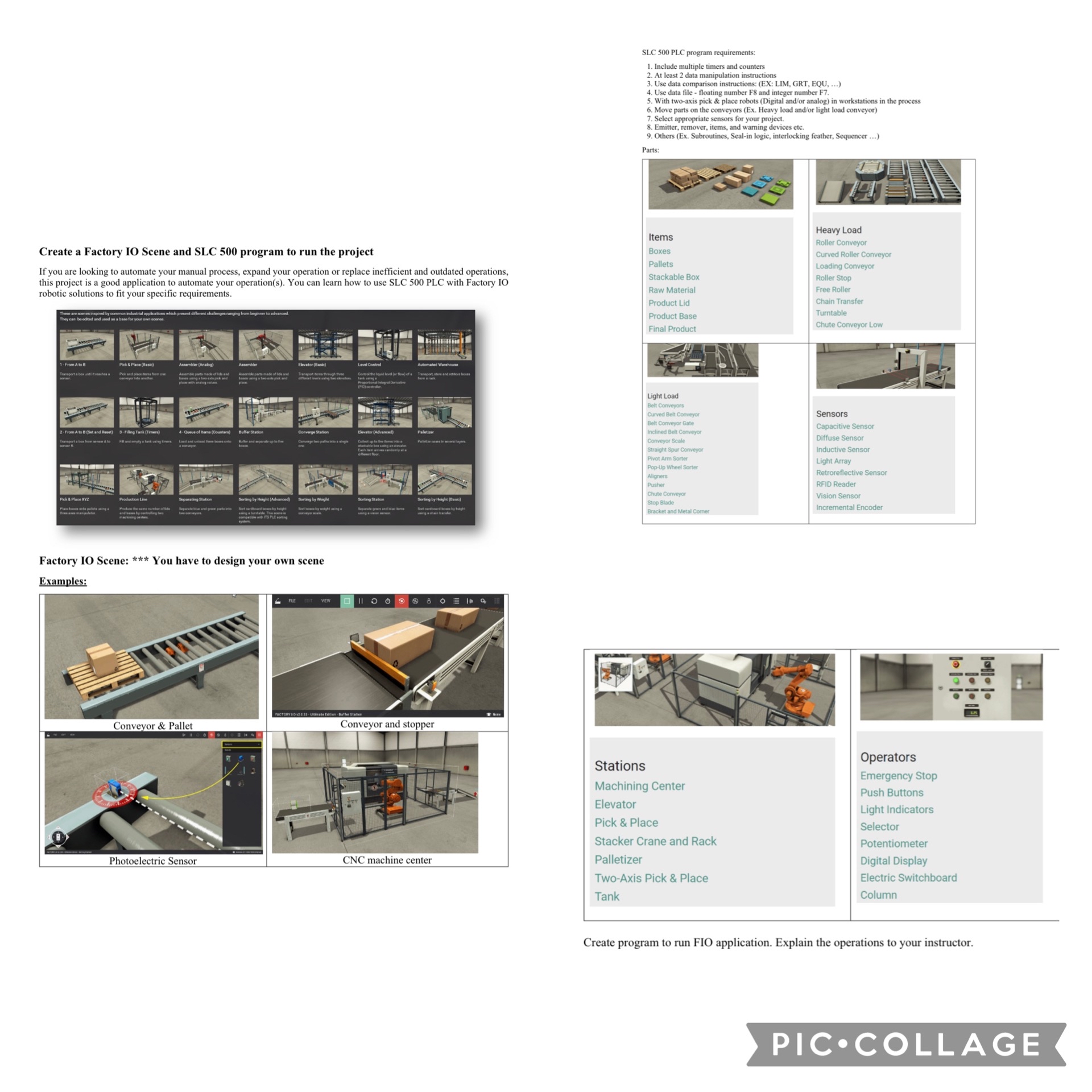 SLC 5 0 0 PLC program requirements: Include