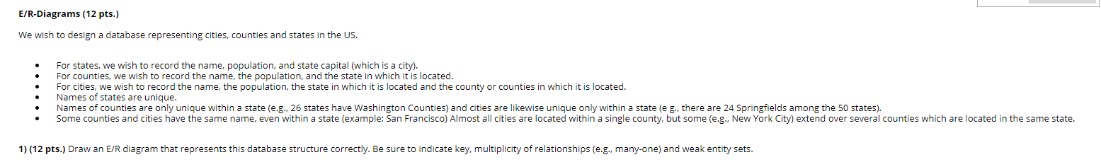 Please provide ER diagram representation