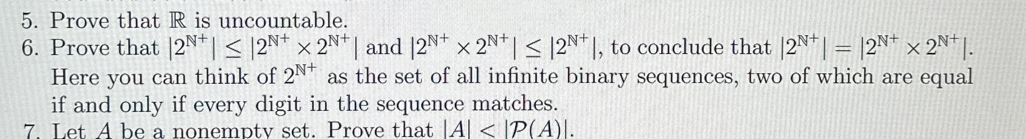 Prove that | 2 N + | | 2 N + 2 N + | and | 2 N +