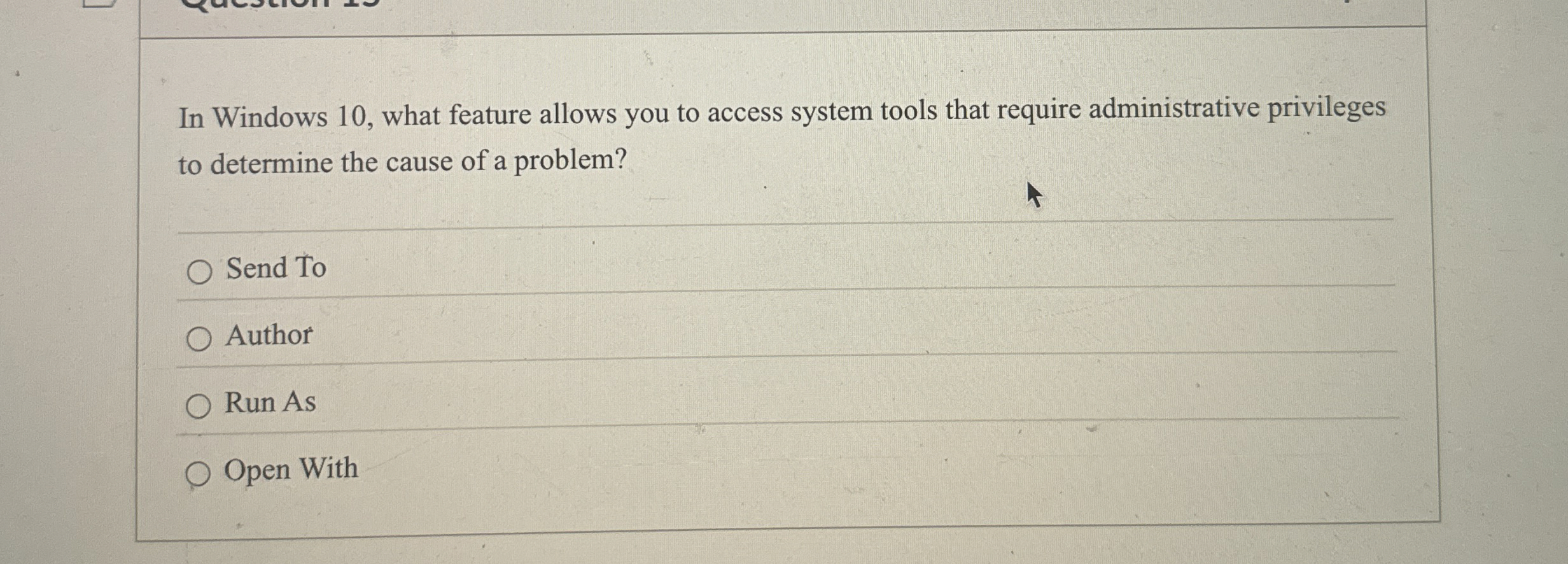 In Windows 1 0 , what feature allows you to