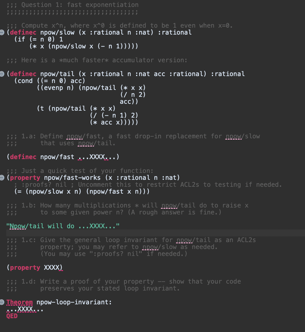 Fill out the XXX stubs, this is in ACL 2 ;;;