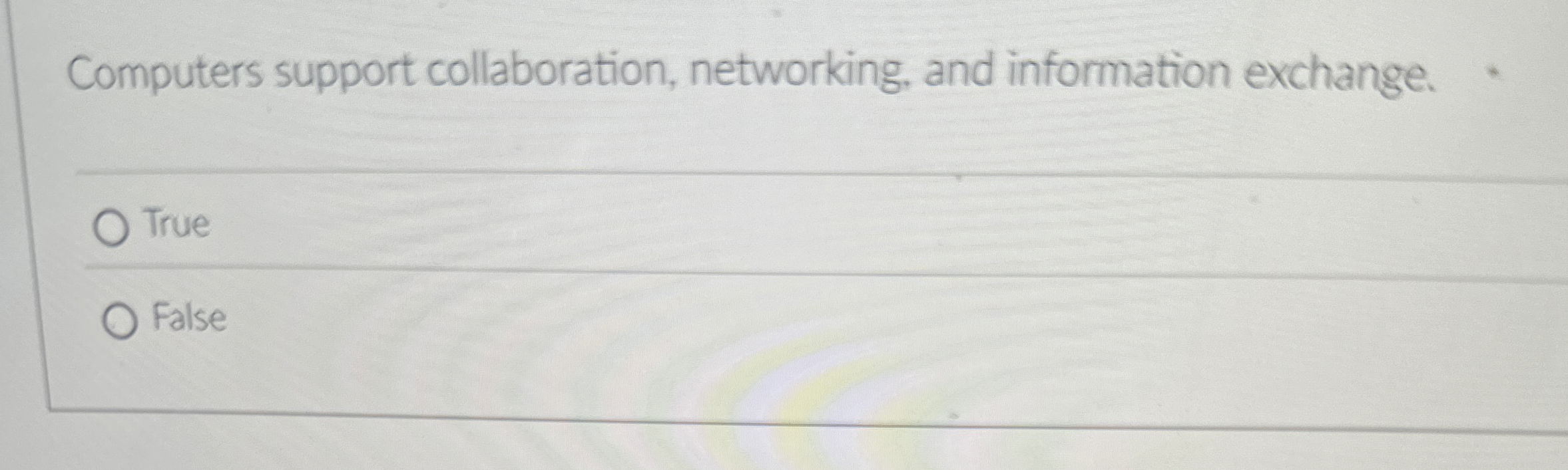 Computers support collaboration, networking, and