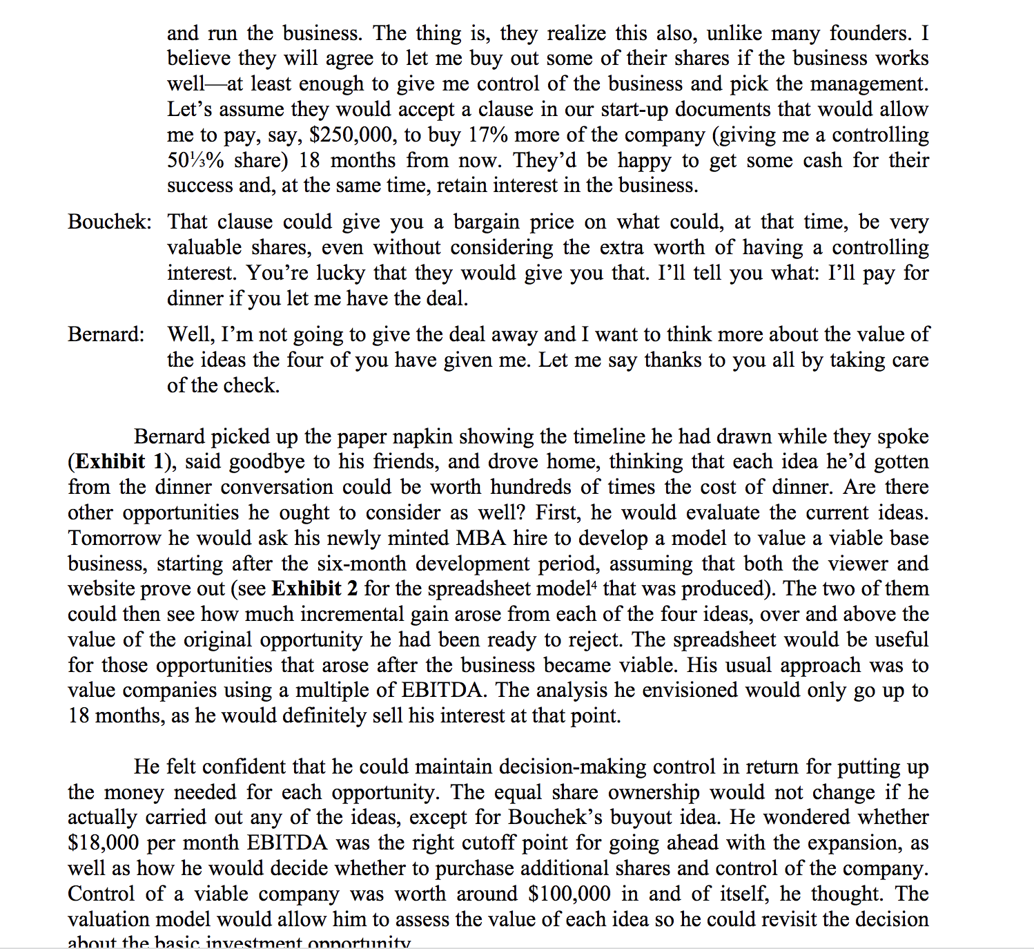 Exhibit 1 SCOR-eSTORE.COM SCOR-eSTORE Timeline