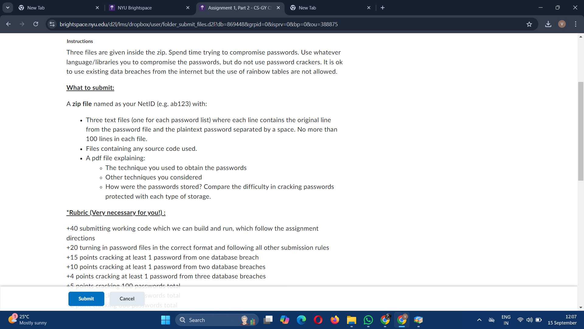 Three files are given inside the zip. Spend time
