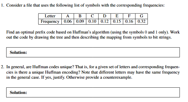 1 . Consider a file that uses the following list