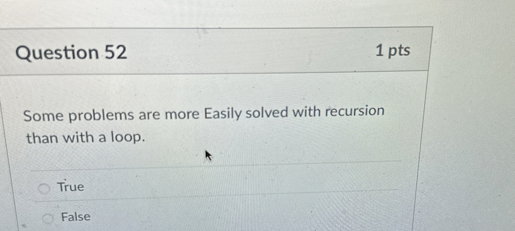Question 5 2 Some problems are more Easily solved