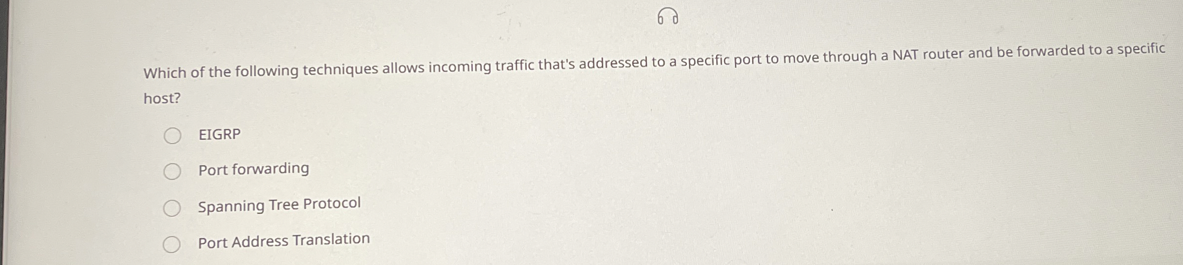 Which of the following techniques allows incoming