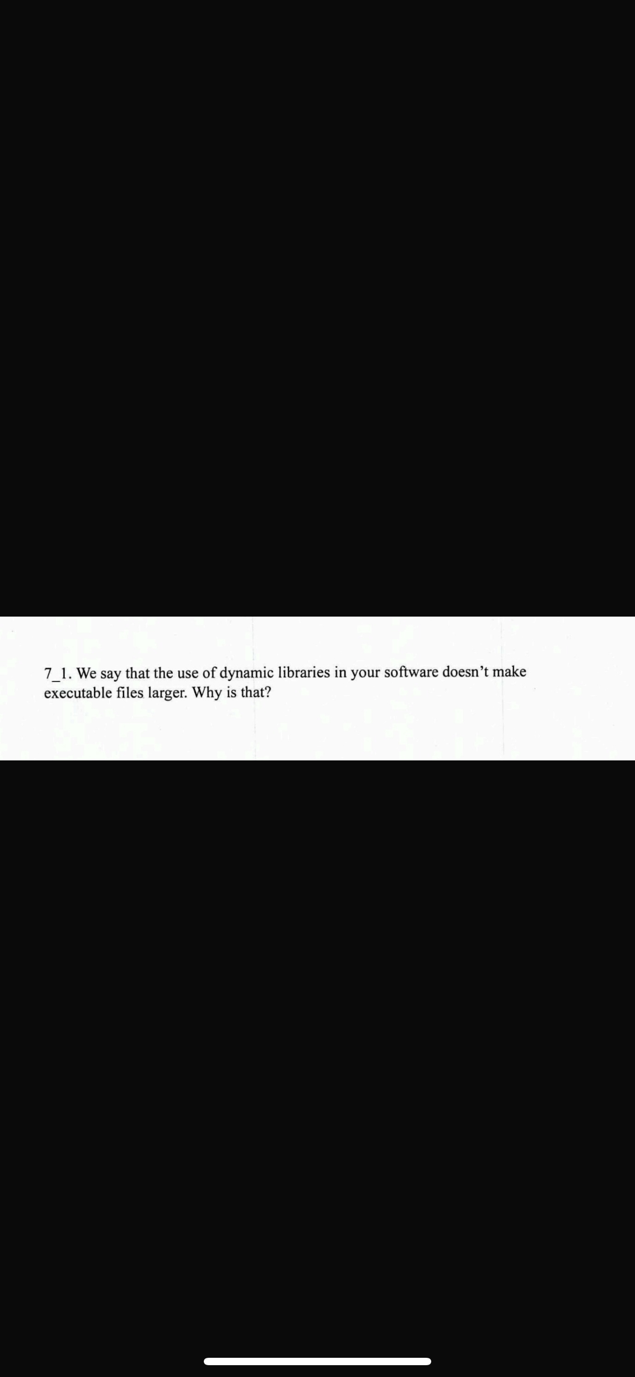 7 _ 1 . We say that the use of dynamic libraries
