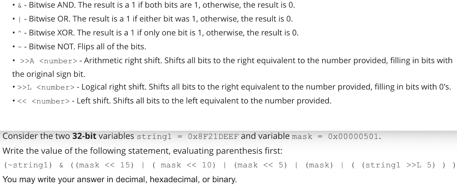 FIRST READ TOP HALF OF PICTURE Consider the two 3