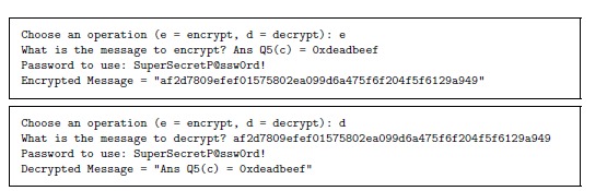 The main deliverable of the programming