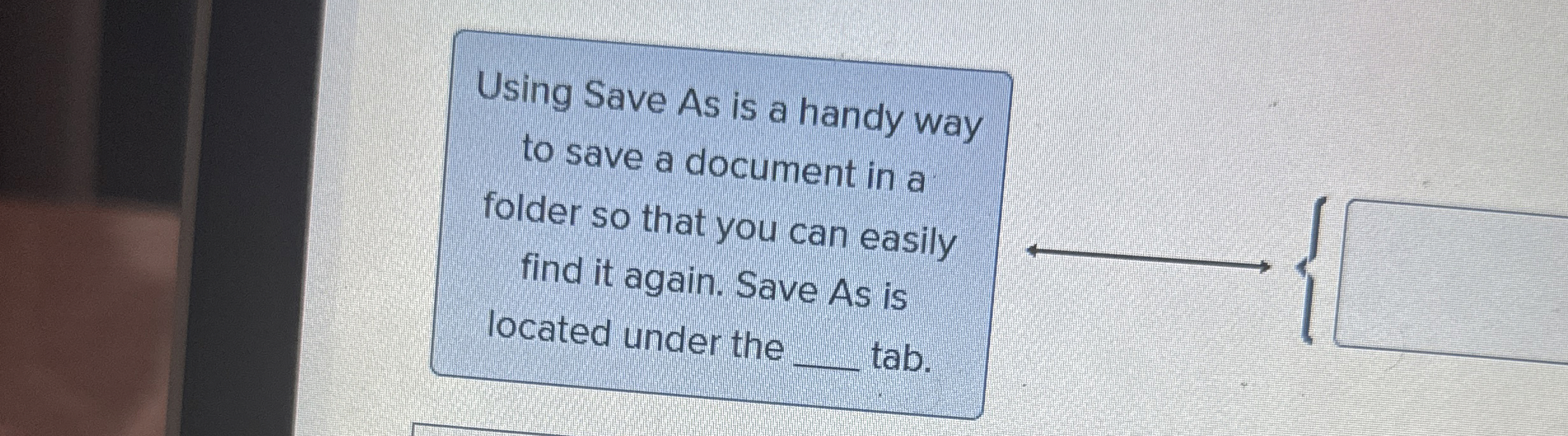 Using Save As is a handy way to save a document