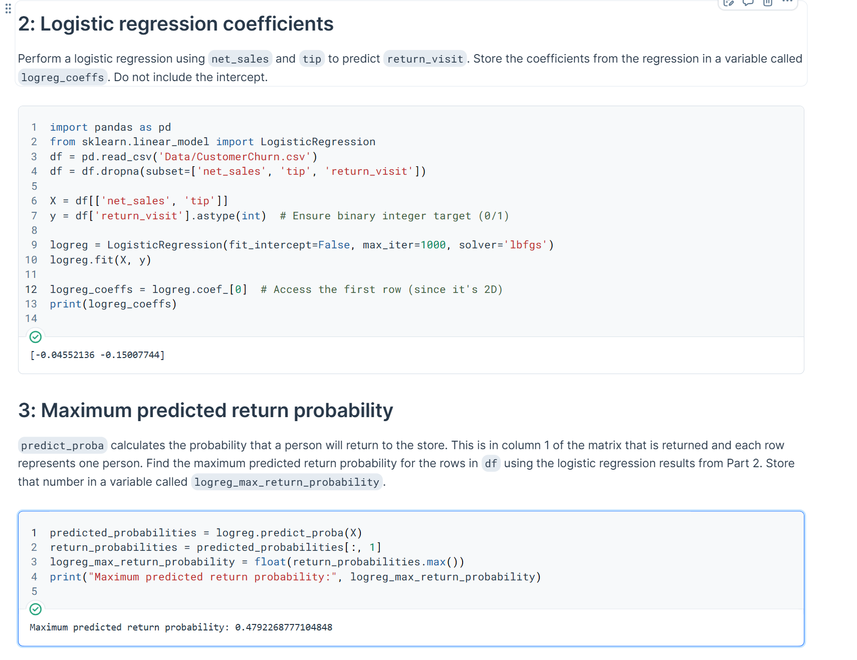 Using Python: I am trying to solve the following