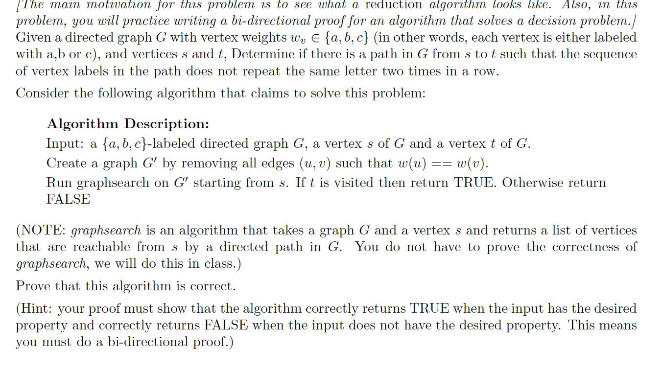 [ The main motivation for this problem is to see