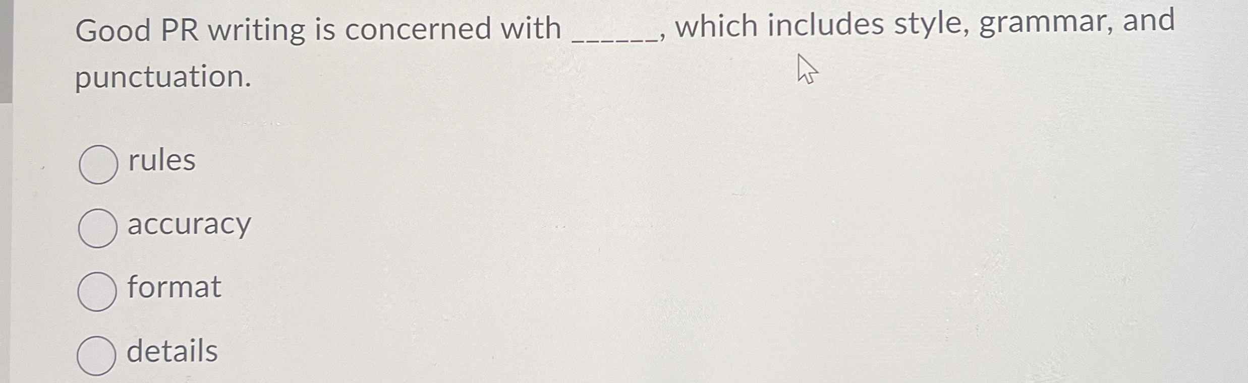 Good PR writing is concerned with which includes