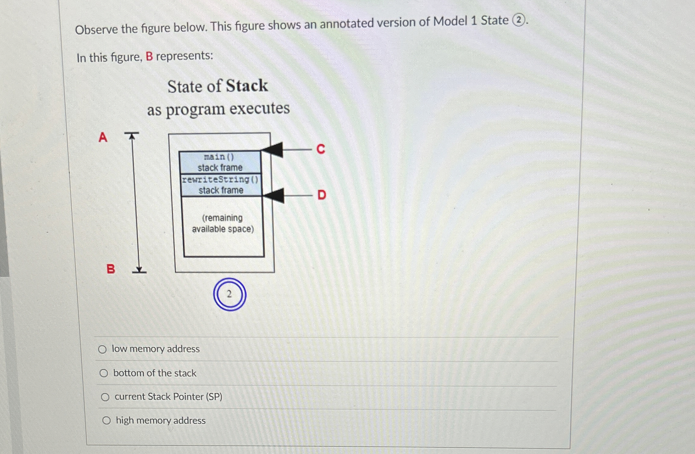 Observe the figure below. This figure shows an