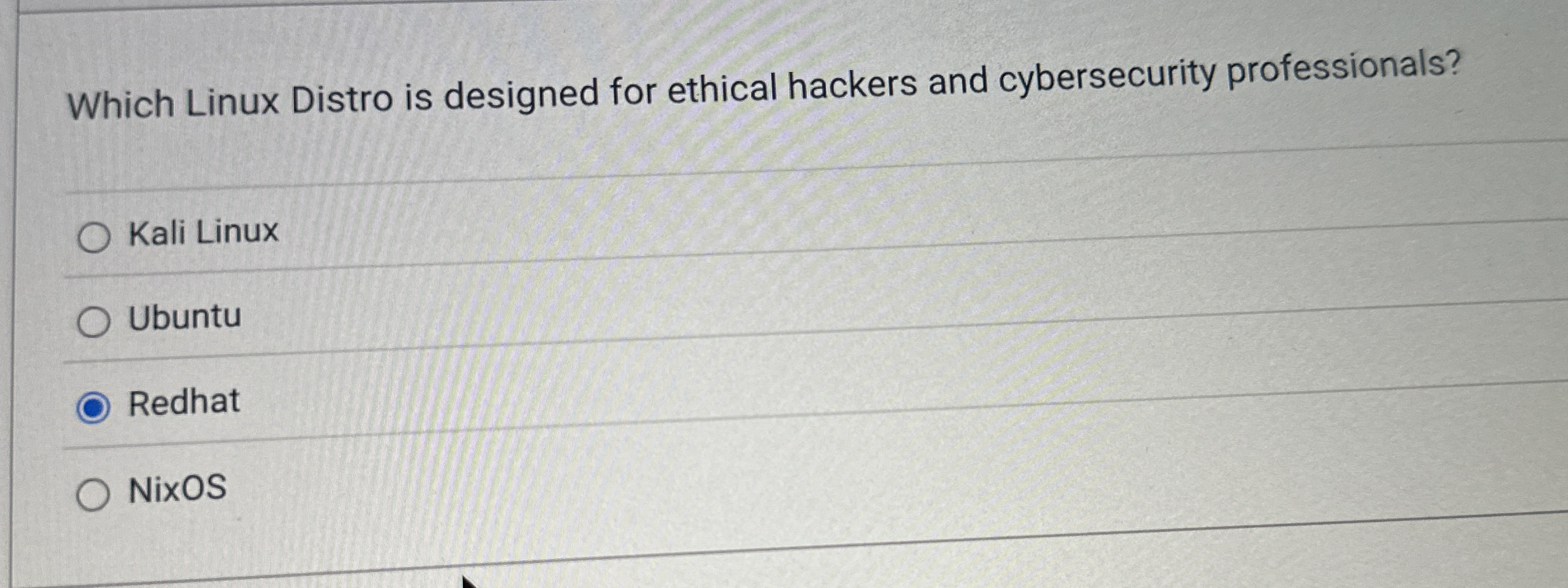 Which Linux Distro is designed for ethical