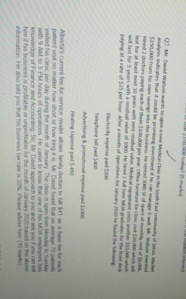 question number 2 answer by present value /future