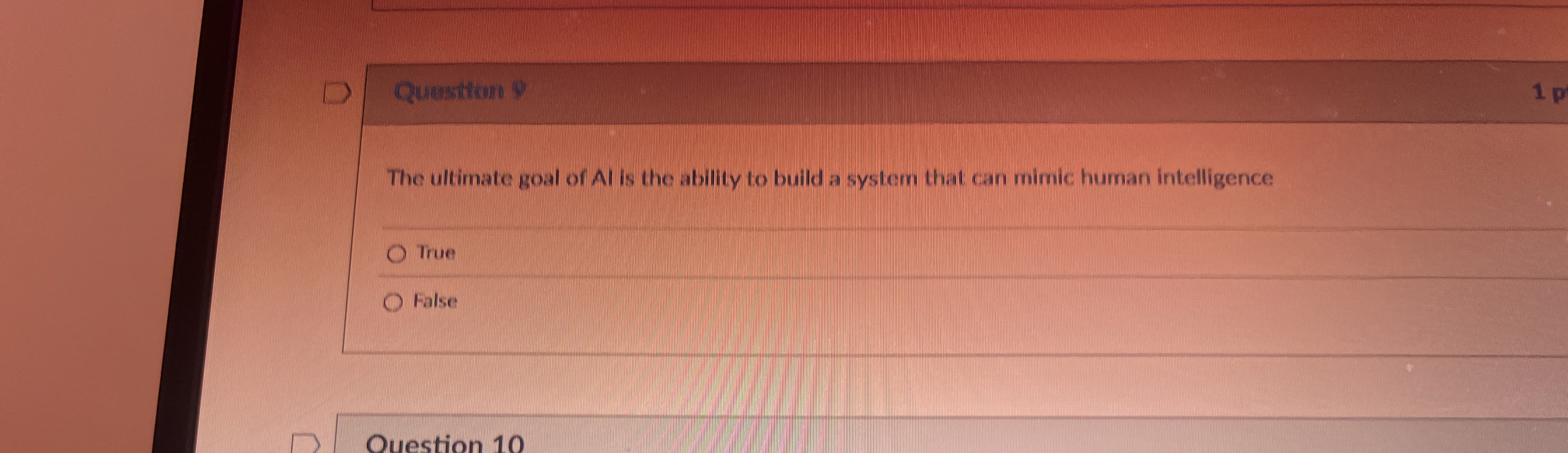 The ultimate goal of Al is the ability to build a
