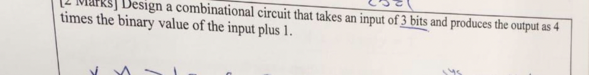 times the circuit that takes an input of 3 bits